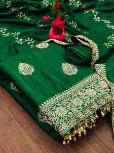 ZEEPKART Ethnic Woven Design Unstitched Dress Material