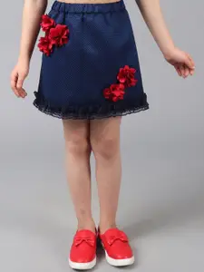 One Friday Embellished A-Line Knee Length Skirts