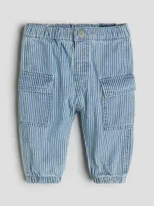 H&M Boys Striped Cargo Jeans