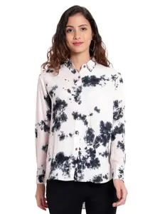 Indietoga Classic Tie & Dye Longline Casual Shirt