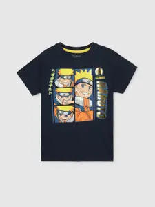max Boys Printed Applique T-shirt