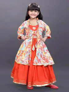 BAESD Girls Round neck Maxi Ethnic Dresses