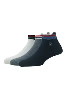 Allen Solly Men Pack Of 3 Patterned Ankle Length Socks