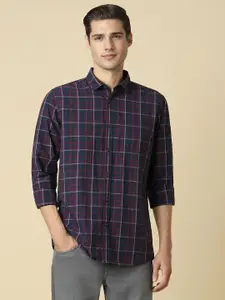 Allen Solly Men Tartan Checks Opaque Checked Casual Shirt