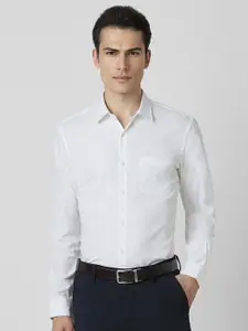 Peter England Men Slim Fit Opaque Printed Formal Shirt