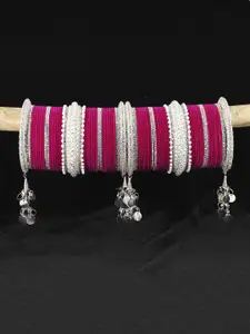 LAVAZZA Set of 70 Stones Studded Bridal Chuda Bangles