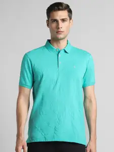 SIMON CARTER LONDON Embellished Polo Collar Slim Fit T-shirt