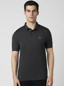 Van Heusen Solid Polo Collar T-shirt