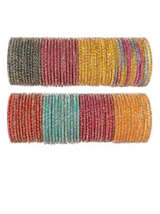 LAVAZZA Set Of 96 Glass Studded Bangles