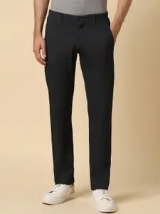Allen Solly Men Textured Slim Fit Chinos Trousers