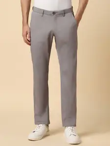 Allen Solly Men Textured Slim Fit Chinos Trousers
