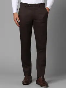 Louis Philippe Men Slim Fit Mid Rise Trousers