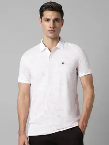 Louis Philippe Sport Polo Collar Cotton Slim Fit T-shirt
