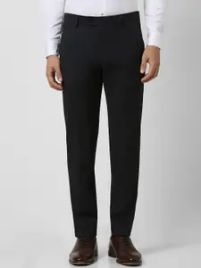 Van Heusen Men Textured Slim Fit Formal Trouser