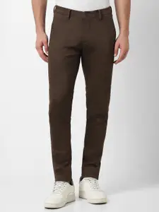 Van Heusen Sport Men Slim Fit Textured Trousers
