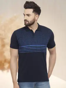 WILD WEST Men Polo Collar Pockets T-shirt