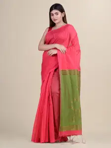 Laa Calcutta Embellished Sequinned Silk Cotton Saree