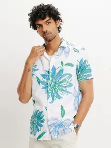 FREAKINS Men Floral Opaque Printed Casual Shirt