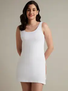 Amante Cotton Mid-Thigh Length Kurta Slip