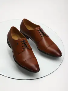 Louis Philippe Men Leather Derbys Formal Shoes