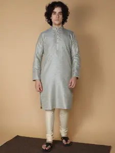 MAAHI FABS Men Thread Work Kurta