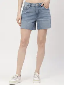 Madame Women High-Rise Denim Shorts