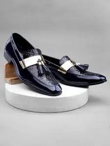 INVICTUS Men Tasseled Formal Slip On Shoes