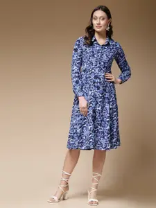 Freehand by The Indian Garage Co Floral Print Shirt Dress
