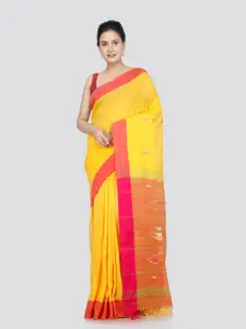 PinkLoom Ethnic Motifs Woven Design Pure Cotton Saree