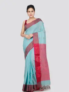 PinkLoom Woven Design Pure Cotton Saree