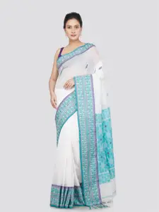 PinkLoom Ethnic Motifs Woven Design Pure Cotton Saree