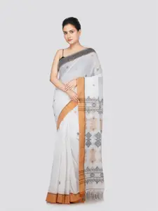 PinkLoom Woven Design Pure Cotton Saree