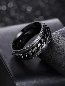 MEENAZ Men Silver Plated Finger Ring