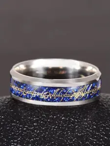 MEENAZ Men Silver-Plated Band Ring