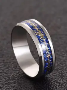 MEENAZ Men Silver Plated Finger Ring