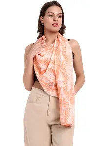 CrossKulture Women Abstract Printed Cotton Scarf