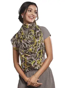 CrossKulture Women Floral Printed Scarf