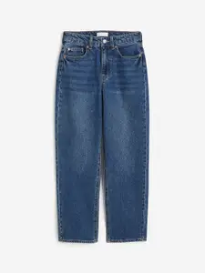 H&M Women Slim Straight High Ankle Jeans