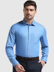 Blackberrys India Slim Spread Collar Cotton Formal Shirt