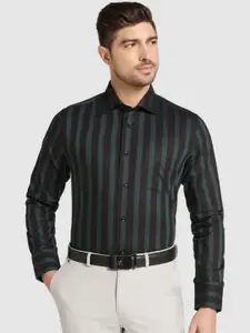 Blackberrys India Slim Striped Cotton Formal Shirt