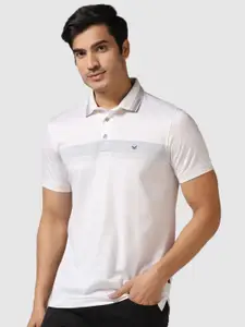 Blackberrys Self Design Polo Collar Slim Fit Cotton T-shirt