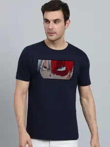 PEPPYZONE Printed round Neck Short Sleeves Cotton T-shirt