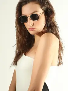 Vero Moda Women Rectangle Sunglasses with UV Protected Lens 2426269001