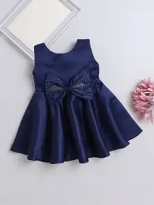 The Magic Wand Girls Bow & Embellished Fit & Flare Dress