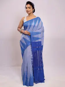 AllSilks Geometric Woven Design Pure Silk Bomkai silk Saree