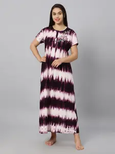QUIRA Tie and Dyed Maxi Nightdress