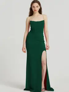 CLAFOUTIS Off-Shoulder Maxi Dress