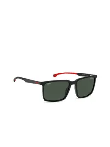 Carrera Men Rectangle Sunglasses with UV Protected Lens 205899OIT56QT
