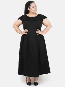Indietoga Plus Size Fit & Flare Long Maxi Dress