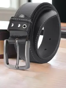 The Roadster Lifestyle Co. Men Casual Solid Leather Belt